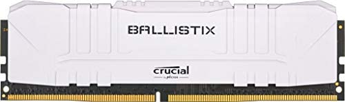Crucial Ballistix 3200 MHz DDR4 DRAM Desktop Gaming Memory Kit 32GB (16GBx2) CL16 BL2K16G32C16U4W (WHITE)