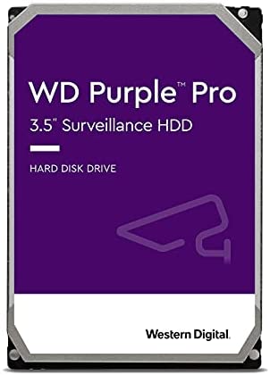 Western Digital 12TB WD Purple Pro Surveillance Internal Hard Drive HDD – 7200 RPM, SATA 6 Gb/s, 256 MB Cache, 3.5″ – WD121PURP