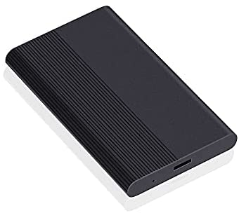 External Hard Drive,Hard Drive 1TB 2TB Portable Slim External Hard Drive Compatible with PC Laptop and Mac(2TB Black)