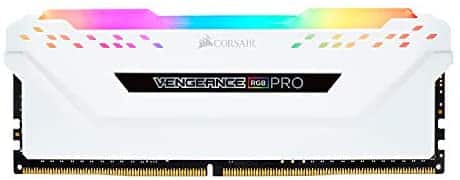 Corsair Vengeance RGB Pro 16GB (2x8GB) DDR4 3200MHz C16 LED Desktop Memory – White