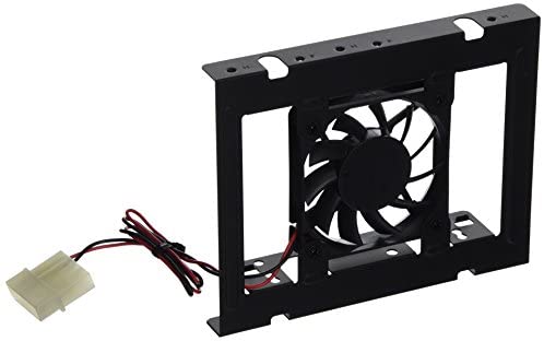 Rosewill RDRD-11003 2.5″ SSD/HDD Mounting Kit for 3.5″ Drive Bay W/60mm Fan