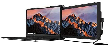 Trio: The on-The-go Dual & Triple Screen Laptop Monitor, Full HD 1080P IPS Display, USB A/Type-C Power, Compatible with Mac, PC, Chrome 13”-17” Laptops (Trio- 12.5″ Screen, One Monitor)