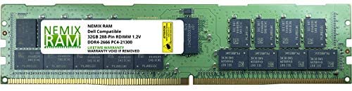 NEMIX RAM 32GB DDR4-2666 PC4-21300 Replacement for DELL SNPTN78YC/32G A9781929