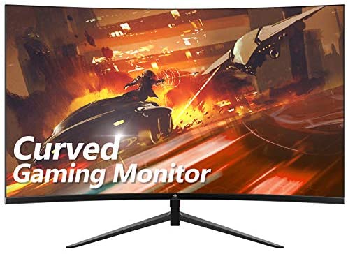 Z-Edge UG27 27-inch Curved Gaming Monitor 16:9 1920×1080 165/144Hz 1ms Frameless LED Gaming Monitor, AMD Freesync Premium Display Port HDMI Build-in Speakers