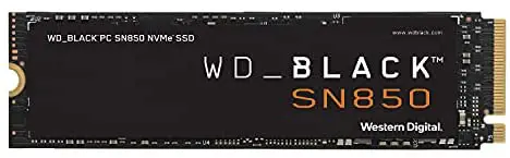 WD_BLACK 1TB SN850 NVMe Internal Gaming SSD Solid State Drive – Gen4 PCIe, M.2 2280, 3D NAND, Up to 7,000 MB/s – WDS100T1X0E