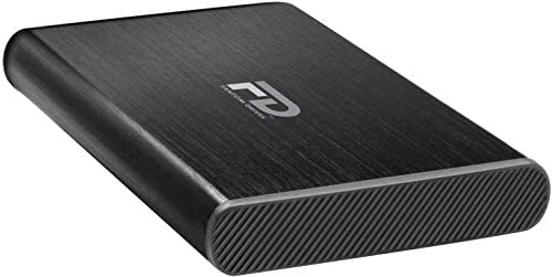 Fantom Drives GF3BM1000UP 1TB 7200RPM GForce3 Mini Portable External Hard Drive – USB 3.0/3.1 Gen 1, Brushed aluminum black