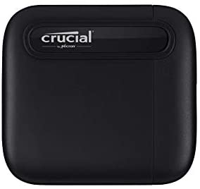 Crucial X6 4TB Portable SSD – Up to 800MB/s – USB 3.2 – External Solid State Drive, USB-C – CT4000X6SSD9