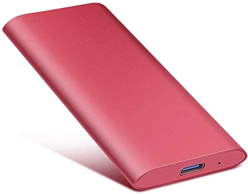 External Hard Drive USB3.1 Type-C Hard Drive – Portable 1TB 2TB Hard Drive External Strong Storage HDD for PC, Mac, Desktop, Laptop, Xbox one 2TB-Red (2TB-YOP-B4)