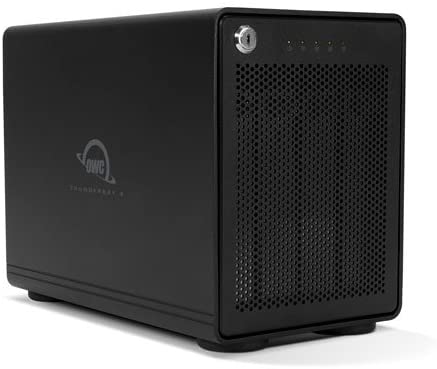 OWC 4.0TB 4-Drive HDD Storage Solution with Dual Thunderbolt 3 Ports