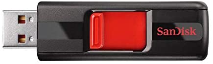 SanDisk 64GB Cruzer USB 2.0 Flash Drive – SDCZ36-064G-B35, Black