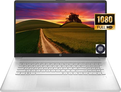 HP 17.3” FHD IPS Display Business Laptop, AMD Ryzen 5 5500U Processor, Windows 10 Pro, 16GB RAM, 512GB SSD, Fingerprint Reader, Wi-Fi, Bluetooth, Webcam