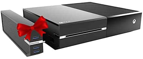 FD 5TB Xbox One Hard Drive Upgrade – Easy Snap-On with 3 USB Ports – Compatible with Original Xbox One Only (XBOX-5TB-SH)