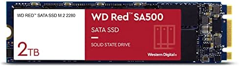 Western Digital 2TB WD Red SA500 NAS 3D NAND Internal SSD – SATA III 6 Gb/s, M.2 2280, Up to 560 MB/s – WDS200T1R0B
