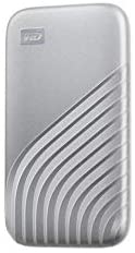 WD 2TB My Passport SSD External Portable Solid State Drive, Silver, Up to 1,050 MB/s, USB 3.2 Gen-2 and USB-C Compatible (USB-A for Older Systems) – WDBAGF0020BSL-WESN