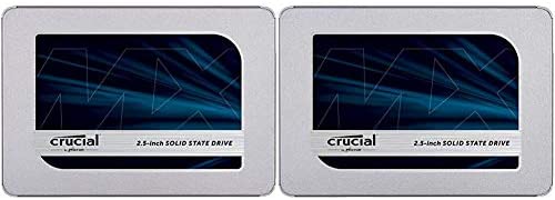 Crucial MX500 1TB 3D NAND SATA 2.5 Inch Internal SSD, up to 560MB/s – CT1000MX500SSD1 & MX500 500GB 3D NAND SATA 2.5 Inch Internal SSD, up to 560MB/s – CT500MX500SSD1