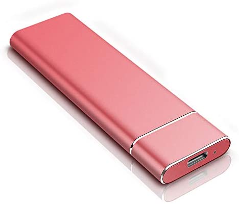 External Hard Drive, Portable Hard Drive External HDD Durable USB 3.1 for PC, Mac, Desktop, Laptop (2TB, Red)