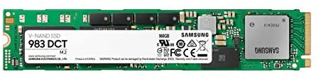 Samsung 983 DCT Series SSD 960GB – M.2 NVMe Interface Internal Solid State Drive with V-NAND Technology for Business (MZ-1LB960NE)