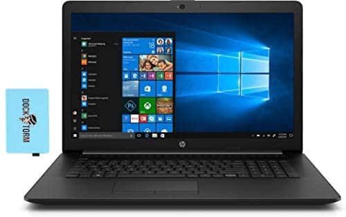 HP 17t-cn000 Home & Business Laptop (Intel i7-1165G7 4-Core, 32GB RAM, 1TB PCIe SSD + 2TB HDD, Intel Iris Xe, 17.3″ HD+ (1600×900), WiFi, Bluetooth, Webcam, 2xUSB 3.1, Win 10 Home) with Hub