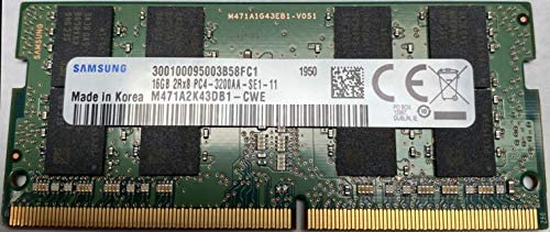 16GB DDR4 3200MHz PC4-25600 1.2V 2Rx8 260-Pin SODIMM Laptop RAM Memory Module M471A2K43DB1-CWE