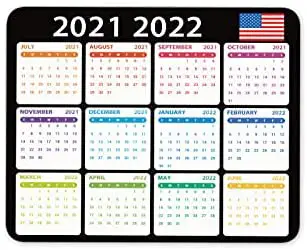2021 2022 Calendar Half Year Mouse Pad Gaming Mouse Pad Mousepad Nonslip Rubber Backing
