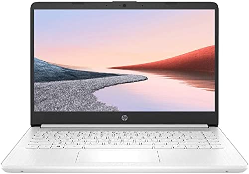 2021 Newest HP Premium 14-inch HD Laptop, Intel Dual-Core Processor Up to 2.8GHz, 8GB RAM, 64GB eMMC Storage, Webcam, Bluetooth, HDMI, Wi-Fi, White, Windows 10 with 1 Year Microsoft 365