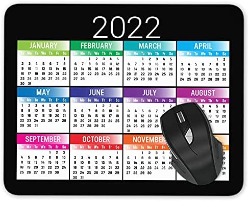2022 Calendar Mouse pad Gaming Mouse pad Nonslip Rubber Backing