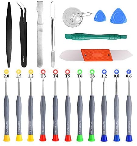 21pcs Precision Screwdriver Set Magnetic,GangZhiBao Repair Tools Kit for Fix Phone/iphone,Computer/PC,Tablet/Pad,Watch,PS4 – Replace Screen Battery Camera Small Electronics Open Pry Tool Kits Sets DIY