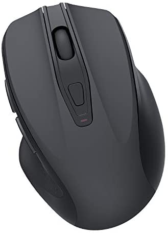 2.4G Wireless Mouse Optical Mice with USB Receiver, 5 Adjustable DPI Levels, 4 Buttons for Notebook, PC, Laptop, Computer, Windows，OS