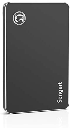 2.5″ 500GB Ultra Slim Portable External Hard Drive Sengert USB3.0 Mobile HDD Storage Compatible for PC, Desktop, Laptop, Xbox One, Xbox 360(Black)