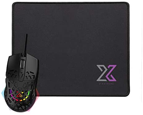 2Extreme Gaming Mouse RGB Honeycomb Super Lightweight Unit-01 (Mouse Bundle with Mousepad)
