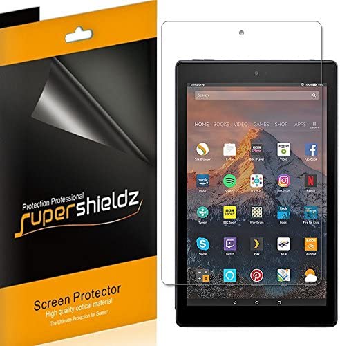 (3 Pack) Supershieldz Anti-Glare (Matte) Screen Protector Designed for Fire HD 10 Tablet 10.1 inch (9th Generation 2019 Release and 7th Generation 2017 Release)