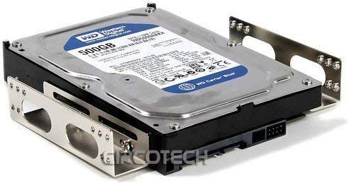 3.5″ to 5.25″ Bay Hard Disk Drive HDD Mounting Bracket Adapter Metal Kit