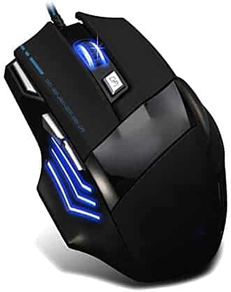 5500DPI Wired Gaming Mouse Professional 7 Buttons USB Cable LED Optical Gamer Mouse for Computer Laptop PC Mice