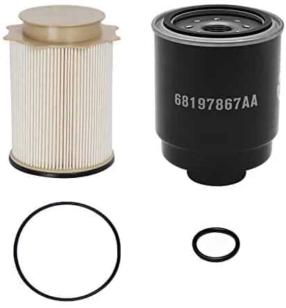 6.7L Cummins Fuel Filter Water Separator Set | Replacement for 2013-2018 Dodge Ram 2500 3500 4500 5500 6.7L Cummins Turbo Diesel Engines | Replaces# 68197867AA, 68157291AA