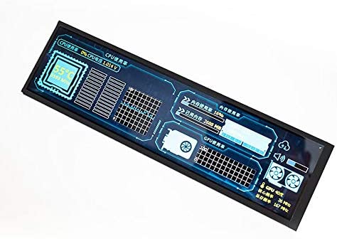 8.8 inch 1920×480 AIDA64 CPU Temperature Monitor IPS LCD Screen for Cars Monitor GPU Computer Case Sub Display Raspberry Pi MIPI DIY Kits