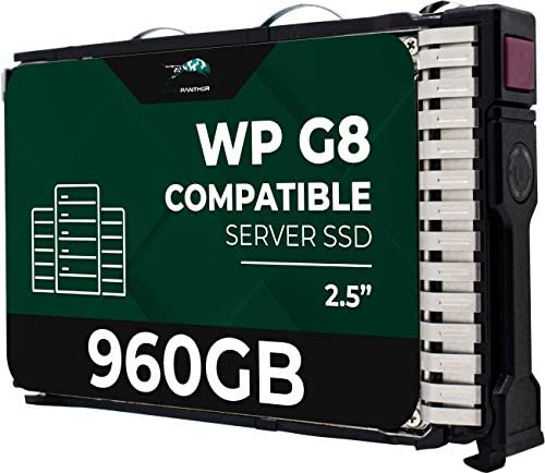 960GB SATA 6Gb/s 2.5″ SSD for HPE ProLiant Servers | Enterprise Drive in Gen8/Gen9 Carrier