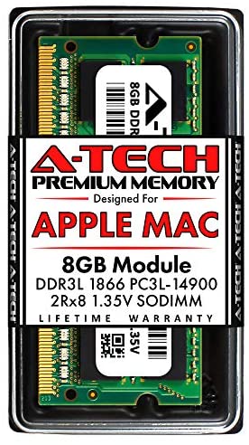 A-Tech 8GB RAM for Apple iMac Late 2015 27 inch Retina 5K | DDR3L 1866MHz / 1867MHz PC3L-14900 1.35V 204-Pin SODIMM Memory Upgrade Module