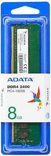 ADATA Premier Series 8GB DDR4 PC4-19200, 2400MHz 288 PIN DIMM, CL 15, 1.2v ram memory upgrade AD4U240038G17S