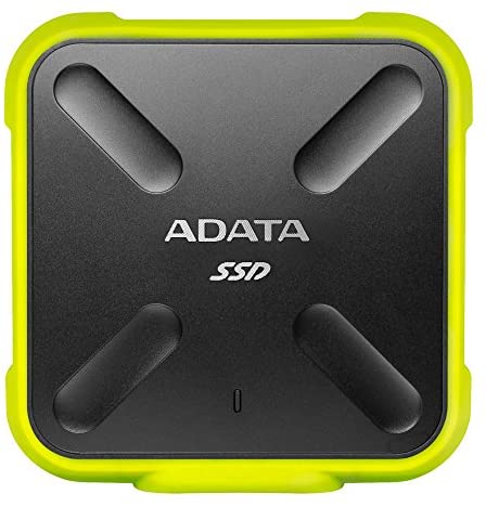 ADATA SD700 3D NAND 1TB Ruggedized Water/Dust/Shock Proof External Solid State Drive Yellow (ASD700-1TU3-CYL)
