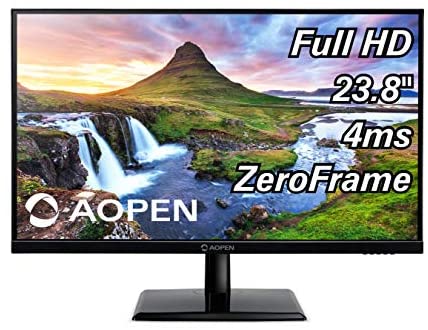 AOPEN by Acer 24CH2Y bix 23.8-inch Full HD (1920 x 1080) IPS Monitor 75Hz, 4ms (1 x HDMI & VGA Port), Black