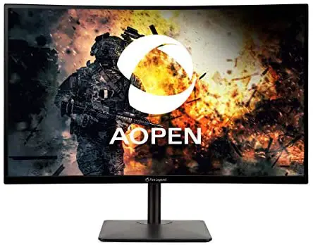 AOPEN by Acer 27HC5UR Sbmiiphx 27″ 1500R Curved WQHD (2560 x 1440) VA Zero-Frame Gaming Monitor with Adaptiv