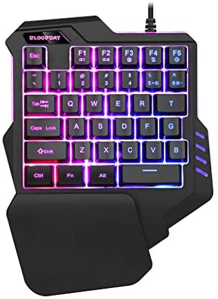 ASAY4u One Handed Keyboard | Gaming keypad | RGB LED Backlit, Macro Keys, 35 Keys for One Handed Gaming Keyboard