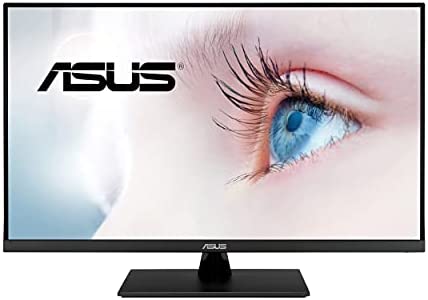 ASUS 31.5” 4K HDR Monitor (VP32U) – UHD (3840 x 2160), IPS, 100% sRGB, HDR10, Speakers, Adaptive-Sync/FreeSync, Low Blue Light, Eye Care, VESA Mountable, Frameless, DisplayPort, HDMI, Tilt