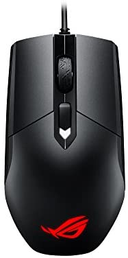 ASUS Ambidextrous Optical Gaming Mouse – ROG Strix Impact | Wired Gaming Mouse for PC | Ergonomic Design, Ultimate Comfort | Non-Slip Grip | Aura Sync RGB, Armoury II