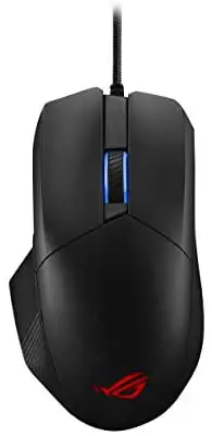 ASUS Optical Gaming Mouse – ROG Chakram Core | Wired Gaming Mouse | Programmable Joystick, 16000 dpi Sensor, Push-fit Switch Sockets Design, Adjustable Mice Weight, Stealth Button, RGB Mouse