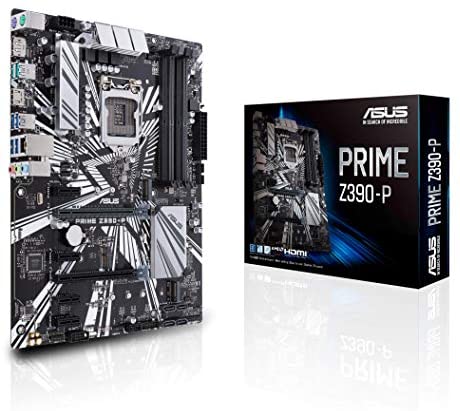ASUS Prime Z390-P LGA1151 (Intel 8th and 9th Gen) ATX Motherboard for Cryptocurrency Mining(BTC) with Above 4G Decoding, 6xPCIe Slot and USB 3.1 Gen2