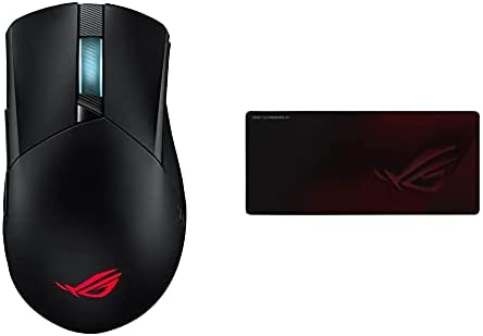 ASUS ROG Gladius III Wireless Gaming Mouse & ROG Scabbard II Extended Gaming Mouse Pad
