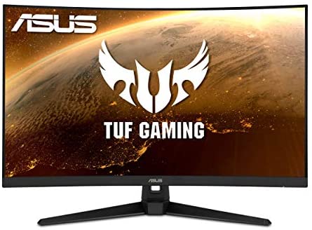 ASUS TUF Gaming 32″ 1080P Curved Monitor (VG328H1B) – Full HD, 165Hz (Supports 144Hz), 1ms, Extreme Low Motion Blur, Speaker, Adaptive-Sync, FreeSync Premium, VESA Mountable, HDMI, Tilt Adjustable