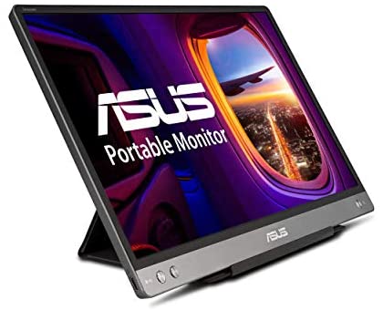 ASUS ZenScreen 14″ 1080P Portable Monitor (MB14AC) – Full HD, IPS, Built-in Battery, Eye Care, Foldable Smart Case, USB-C Power Delivery, Ultra-slim, Micro HDMI, For Laptop, PC, Phone, Console , BLACK