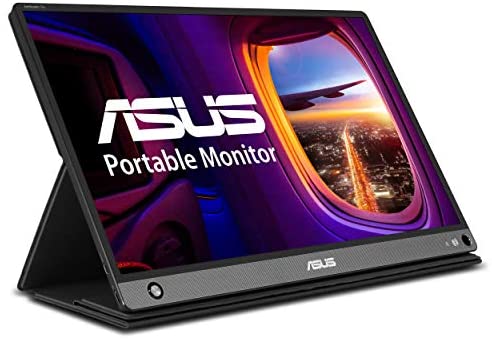 ASUS ZenScreen 15.6″ 1080P Portable Monitor (MB16AHP) – Full HD, IPS, Built-in Battery, Eye Care, Foldable Smart Case, USB-C Power Delivery, Ultra-slim, Micro HDMI, For Laptop, PC, Phone, Console